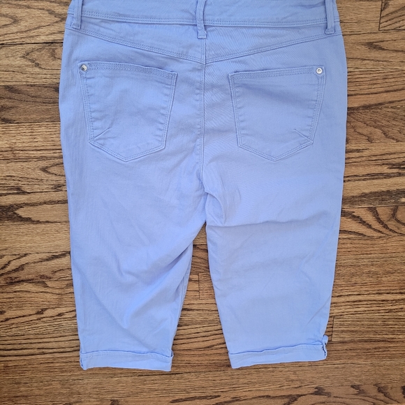 Skimmer Capris All Around Slimming Effect sz 6 Gloria Vanderbilt cornflower - Picture 5 of 7